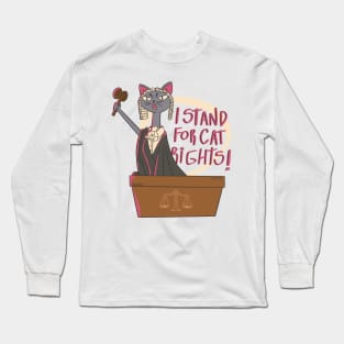 Cat Judge P R t shirt Long Sleeve T-Shirt